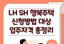행복주택 신청 자격 조건 총정리