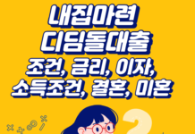 내집마련디딤돌대출 미혼 조건 금리 이자 소득조건 정리