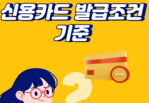 신용카드 발급조건 기준 신용점수 얼마일까